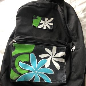 Authentic black Jansport backpack